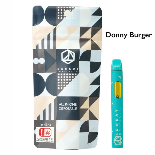 Donny Burger Disposable Live Resin Ripstick 2g SDEX (I)
