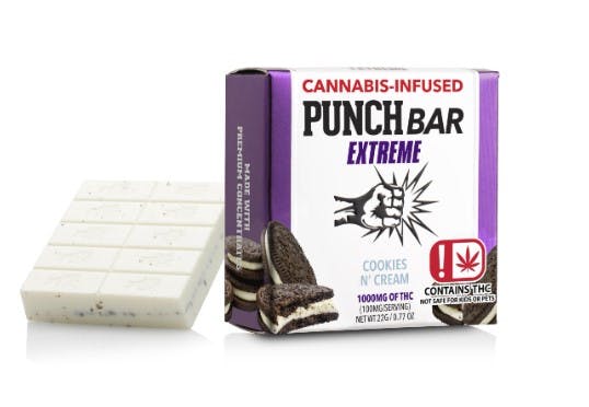 Cookies N Cream Extreme Chocolate Bar 1000mg PNCH