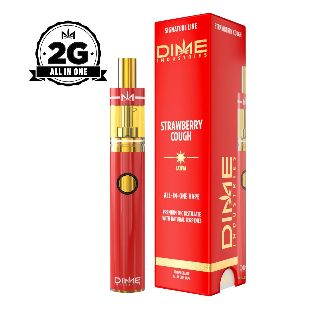 Strawberry Cough 2g Signature Line All-In-One DIME (S)