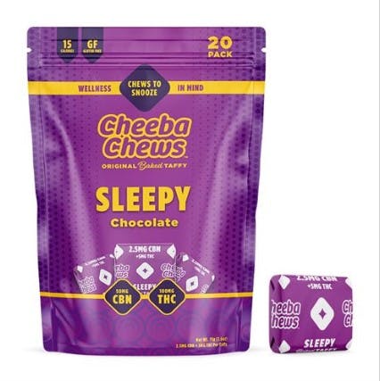 Sleepy Time 2:1 Chocolate 100mg [20pk] Cheeba Chews