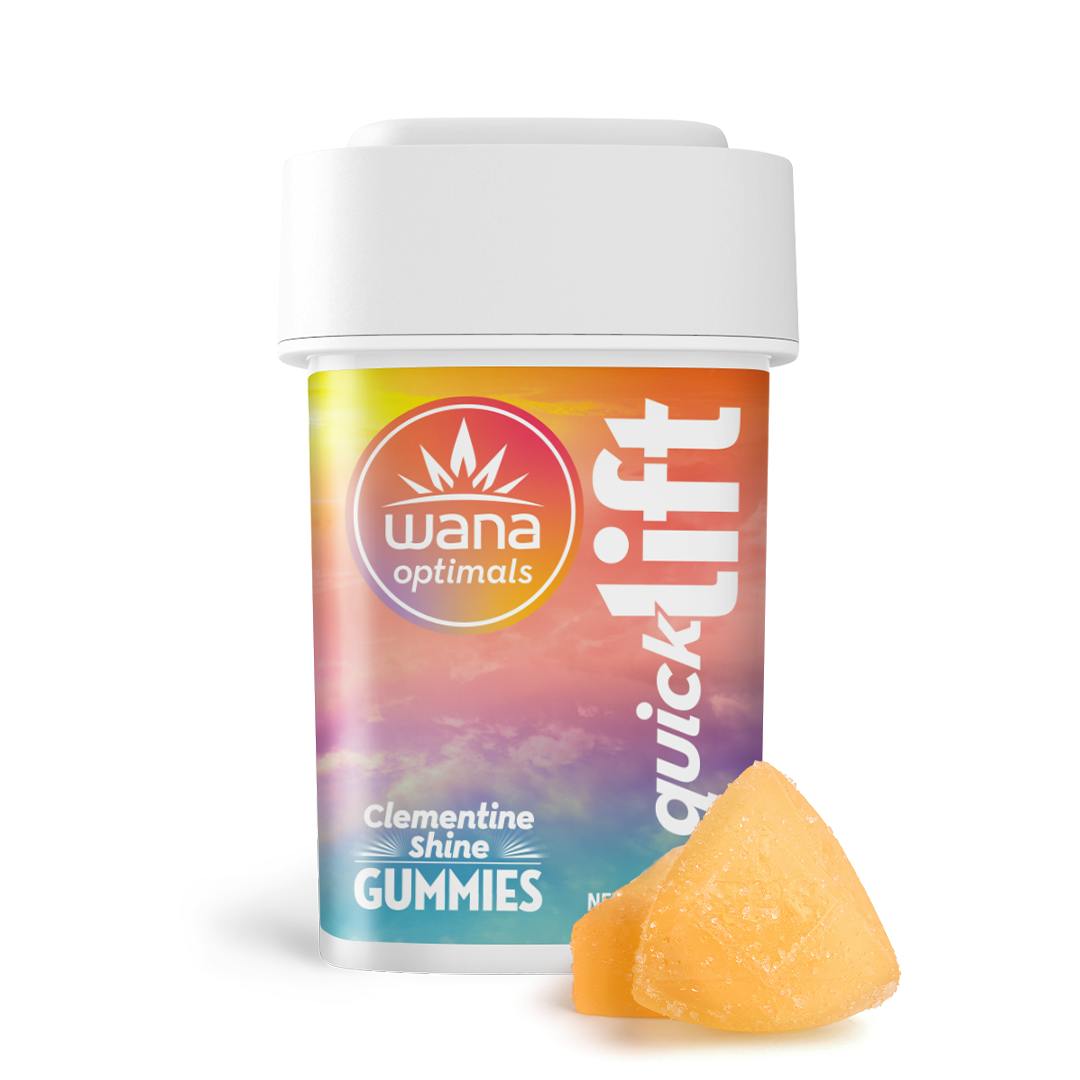 Clementine 1:1:1 (THC/THCv/CBG) Quick Lift Gummies 100mg [10pk] WANA