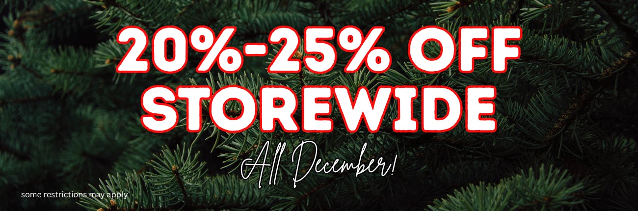 storewide 20% off