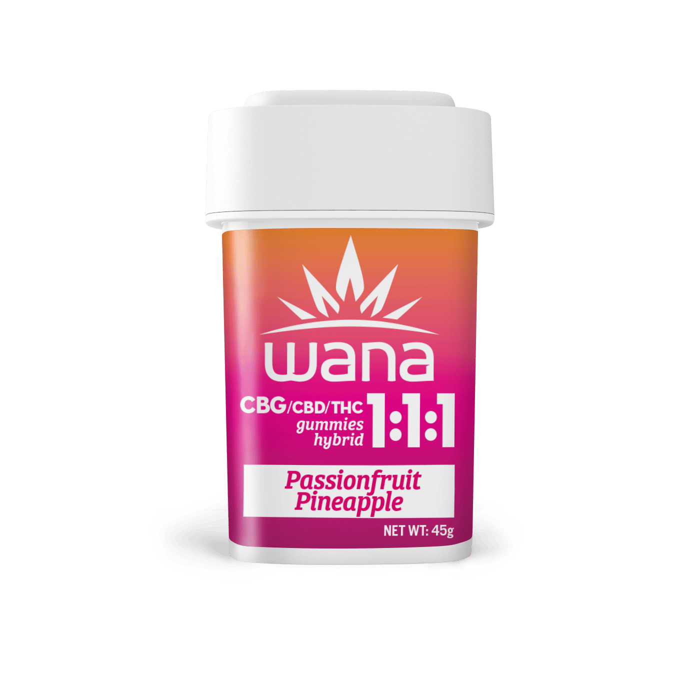 WANA – Passionfruit Pineapple 1:1:1 THC:CBD:CBG | Gummies - 100mg for Sale in Menominee, MI