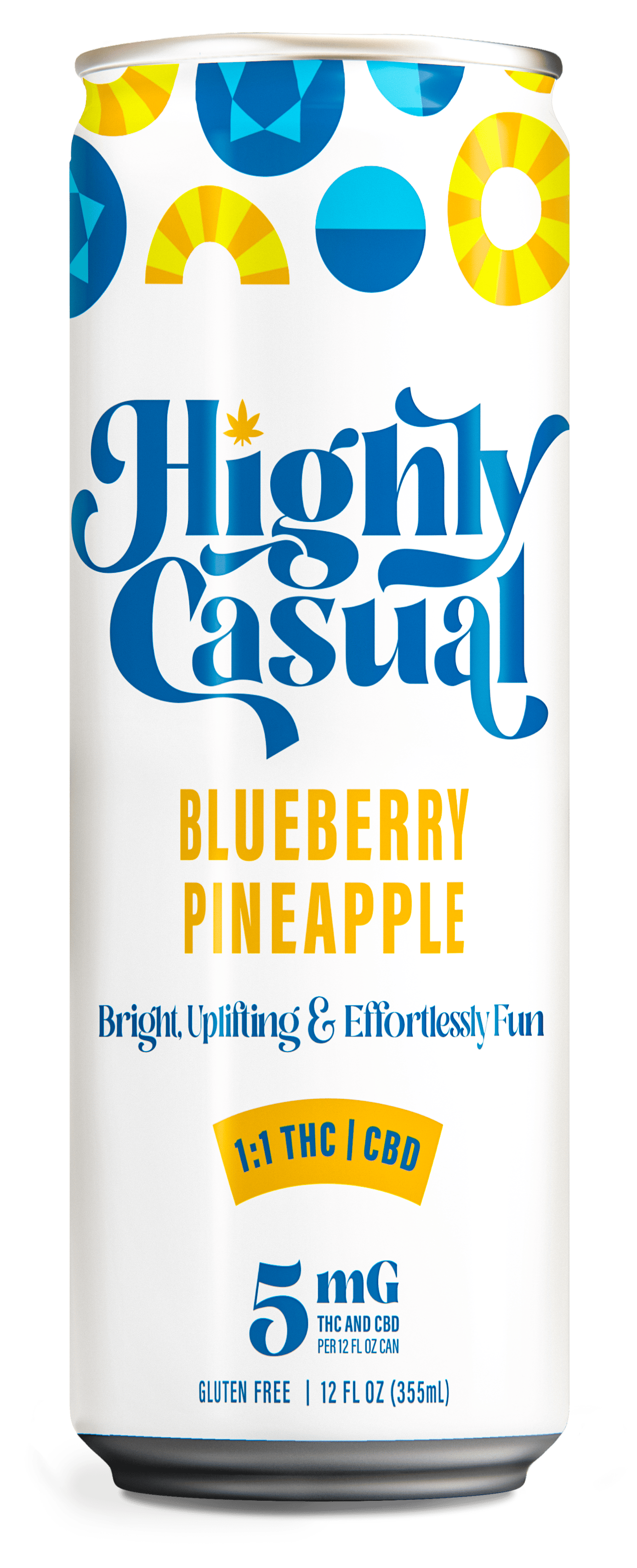 HIGHLY CASUAL – Blueberry + Pineapple 1:1 THC:CBD | High Five