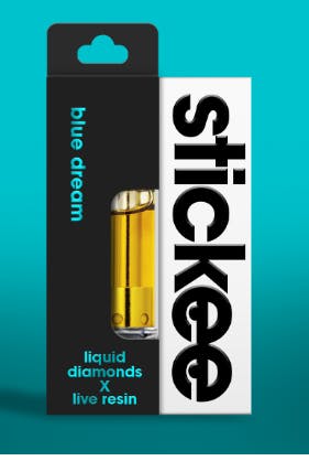 STICKEE – Blue Dream | Live Resin X Liquid Diamonds Vape