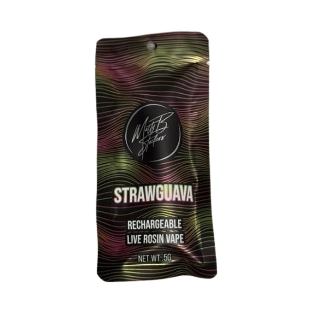 ハリネズミハウス　ストライプスター MATTYB STACKERS – Straw Guava | Hash Rosin Disposable - 0.5g for