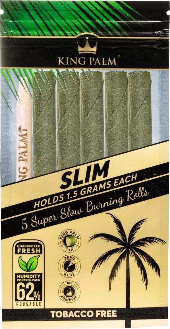 King Palm | Palm Leaf Slim Rolls | 5pk