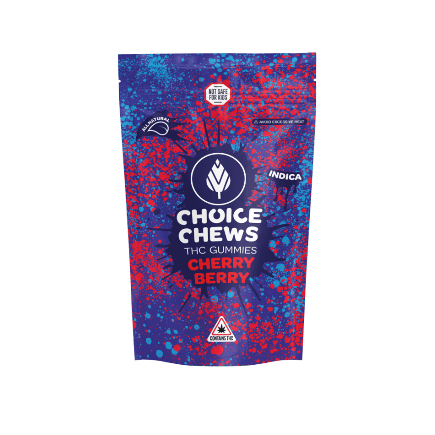 Choice Chews | Cherry Berry | 20pk | Indica