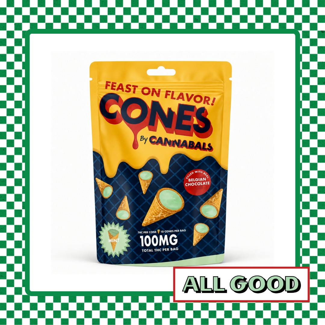 Cannabals | Mint Cones | Edibles | 100mg