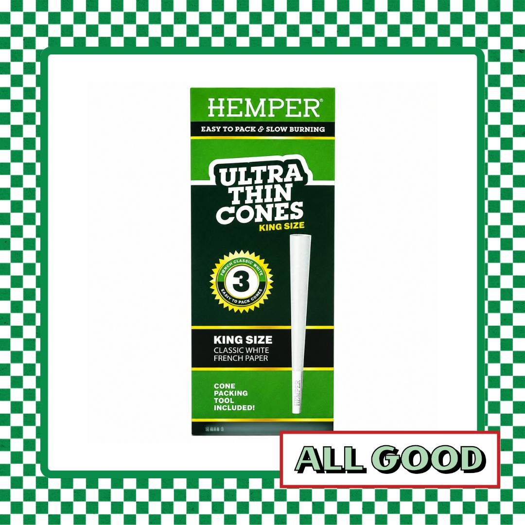 Hemper | Thin Cones | King Size | 3pk