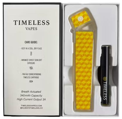 Timeless - Case & Battery - Black/Yellow - Full Gram Combo | ACCESSORIES | Timeless | High Street Dispensary Timeless - Case & Battery - Black/Yellow - Full Gram Combo | ACCESSORIES | Timeless | High Street Dispensary