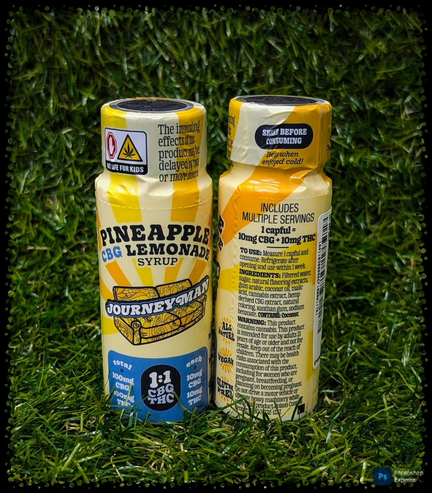 DRINK | PINEAPPLE CBG LEMONADE SYRUP 2 OZ | 100MG - 100 Mg