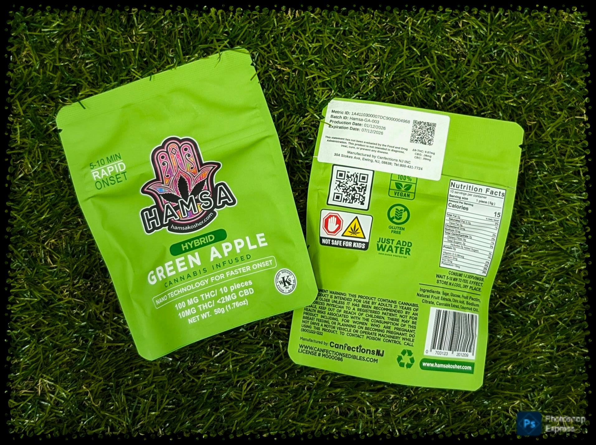 EDIBLE | GREEN APPLE | 100MG - 100 Mg