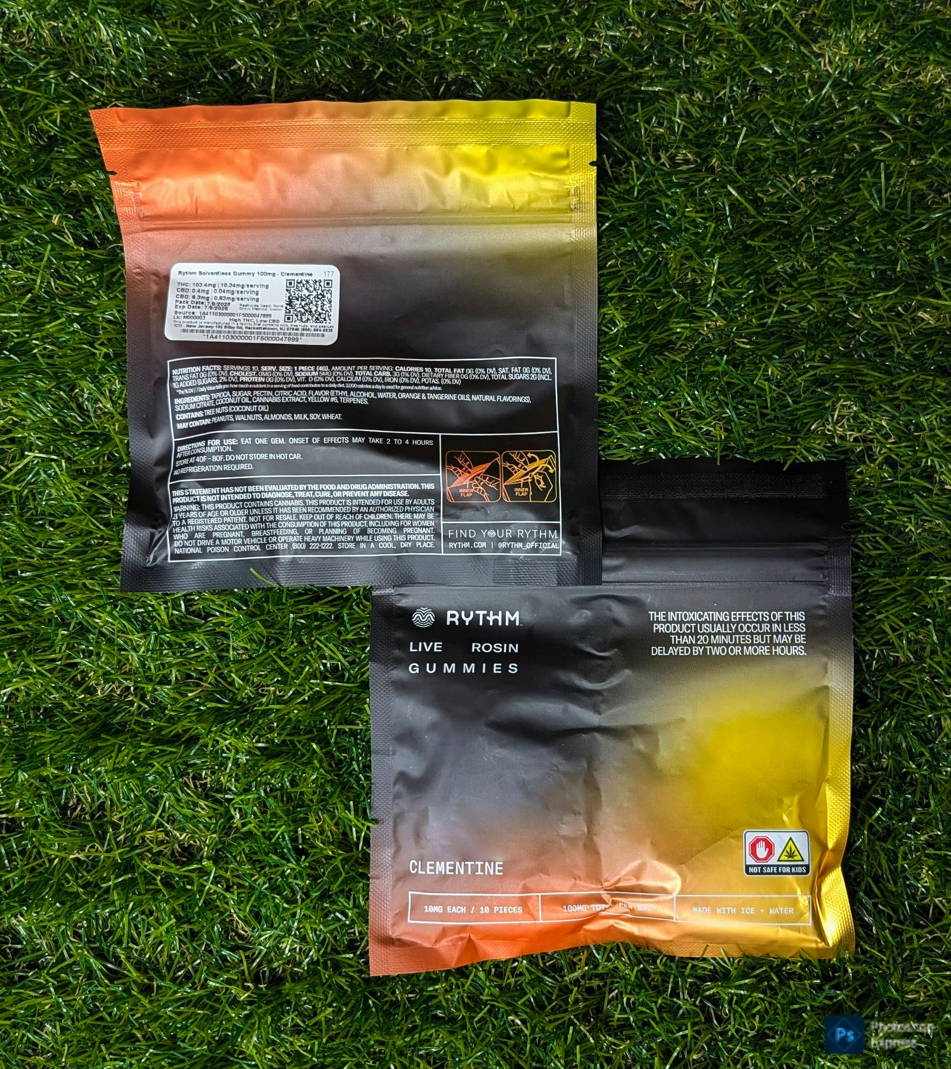 EDIBLE | CLEMENTINE SOLVENTLESS | 100MG - 100 Mg