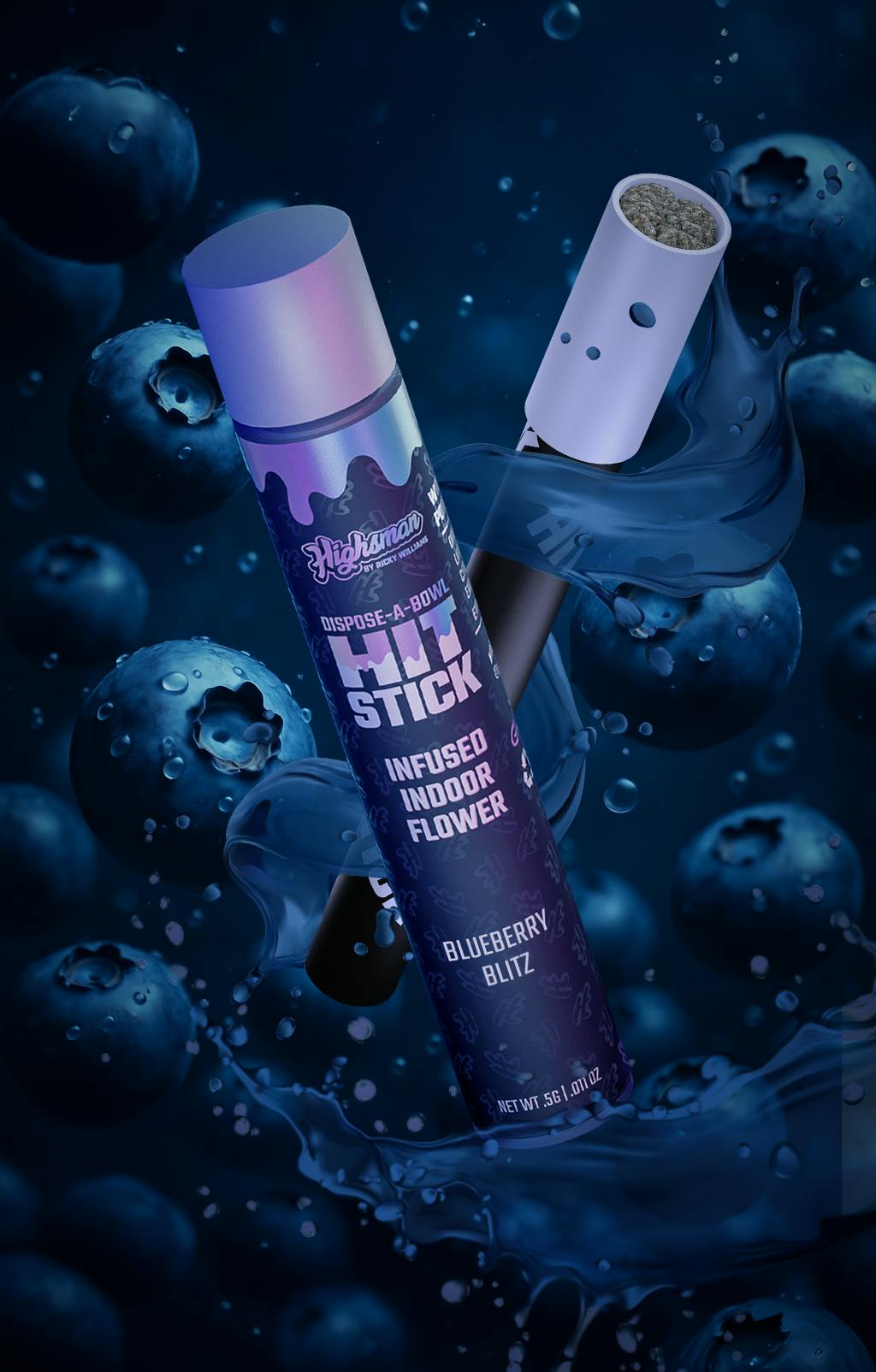 PREROLL | BLUEBERRY BLITZ HIT STICK | .5G - 0.5 G