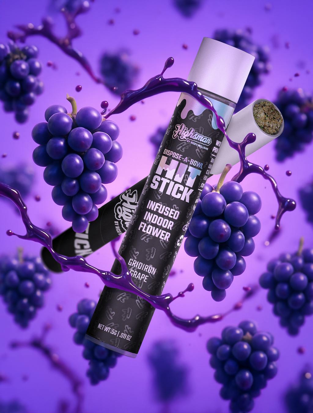 PREROLL | GRIDIRON GRAPE HIT STICK | .5G - 0.5 G