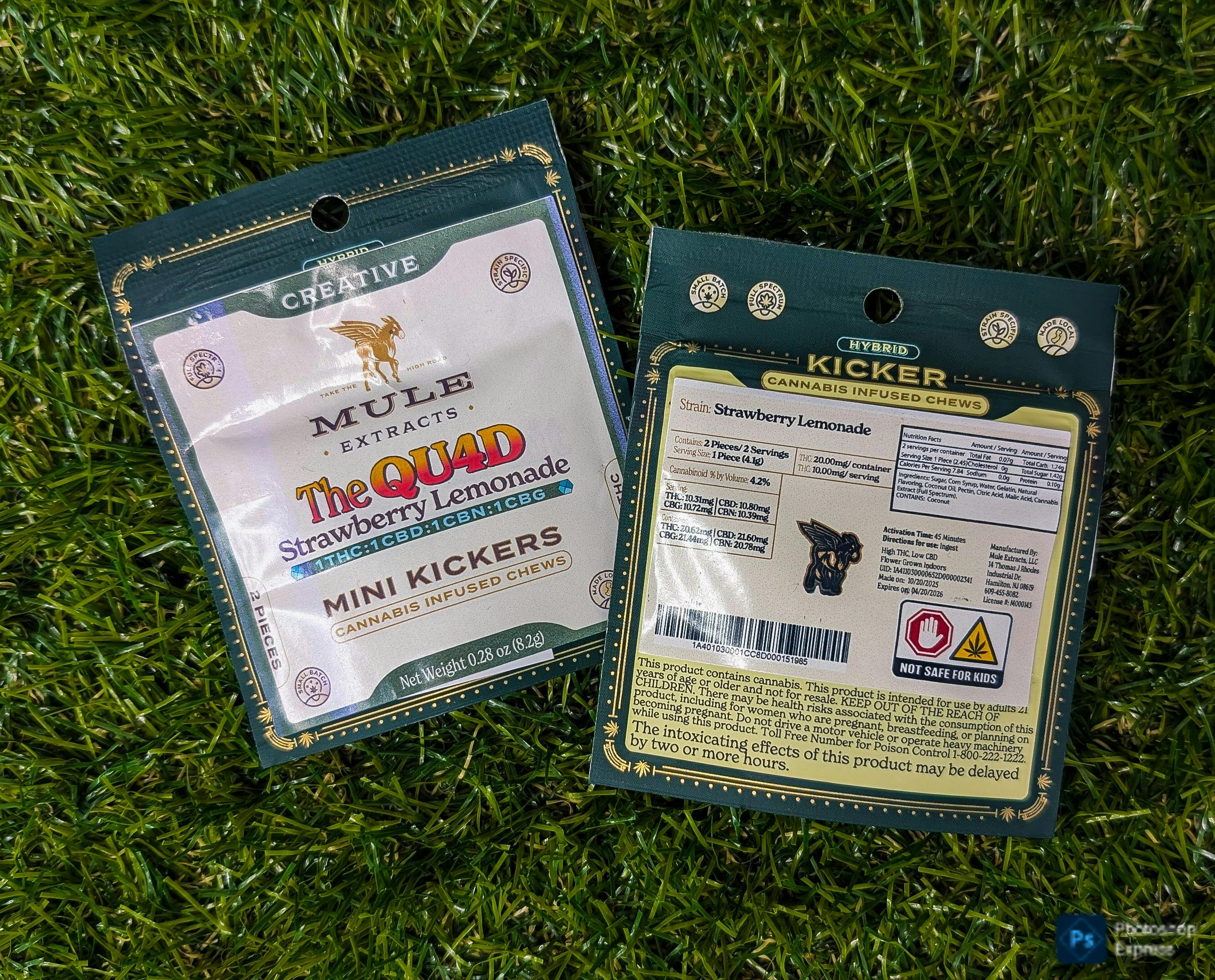 EDIBLE | STRAWBERRY LEMONADE 1:1 THC:CBD 2PK | 20 MG - 20 Mg