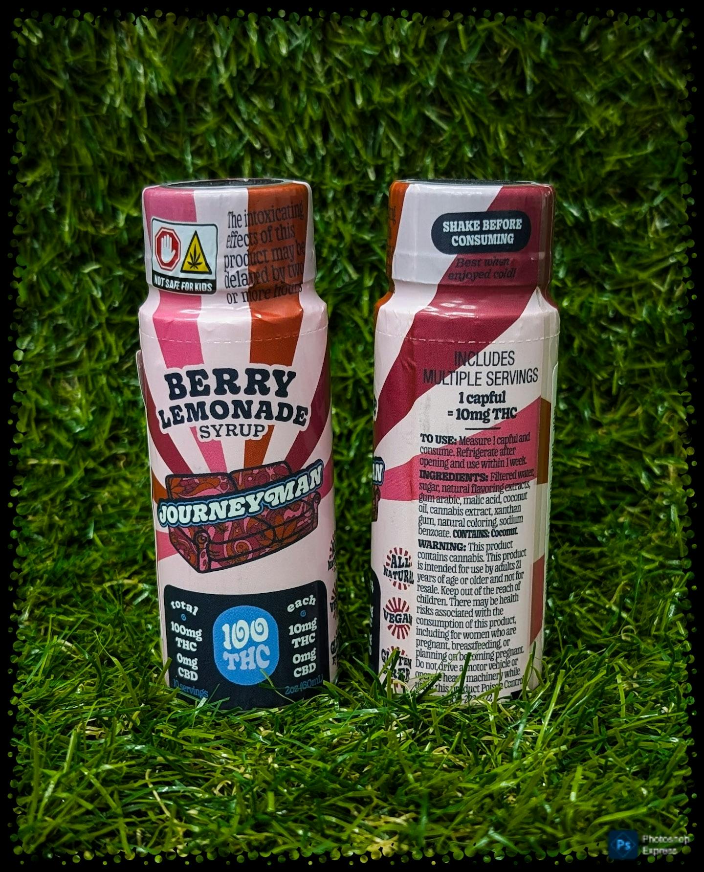DRINK | BERRY LEMONADE SYRUP 2 OZ | 100MG - 100 Mg