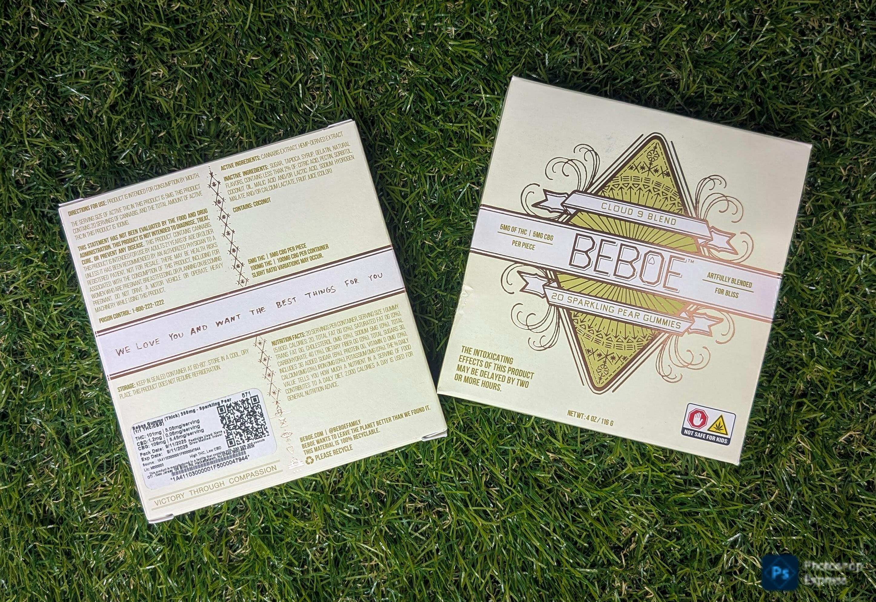 EDIBLE | SPARKLING PEAR GUMMY 1:1 THC CBG | 10MG - 200 Mg