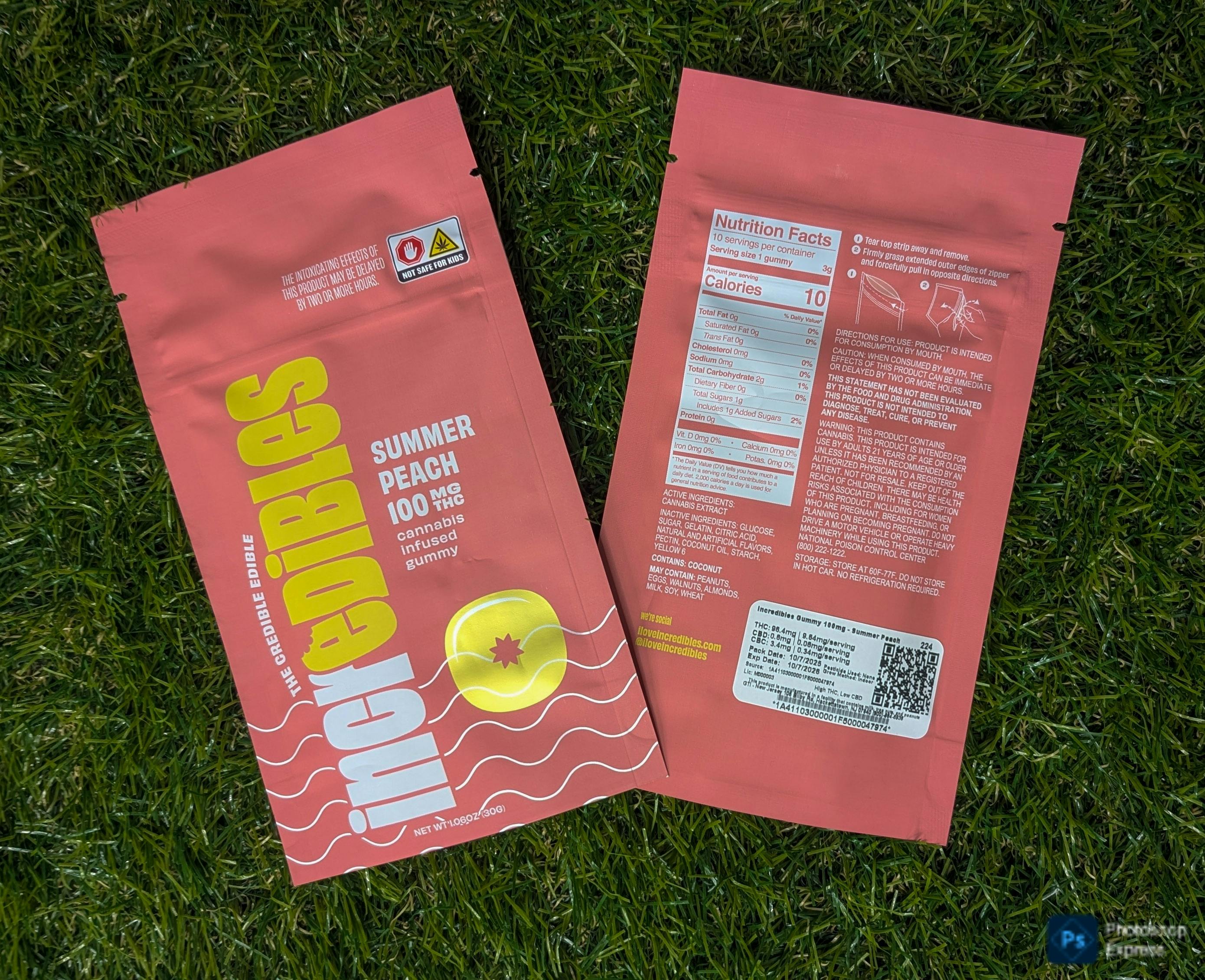 EDIBLE | SUMMER PEACH | 100MG - 100 Mg