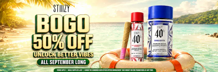 STIIIZY: BOGO 50%OFF SALE ON ALL PRODUCTS