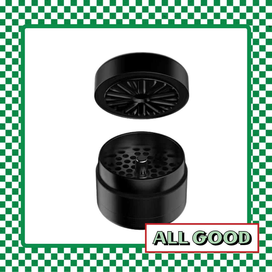 Flower Mill | Premium Grinder | 2.5″ Black