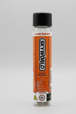 Skyworld | Flame Burger | Pre-roll | Sativa | 1g (2pk)