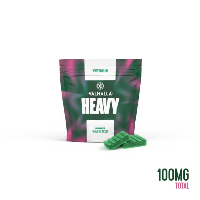 VALHALLA | HEAVY DOSE WATERMELON | 100MG/2PK SOFT CHEWS