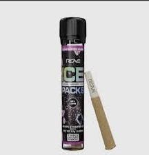 ROVE | GRAPE STOMPER OG | 1G/1PK INFUSED ICE PACKS (ROSIN HASH AND DIAMONDS) PREROLL