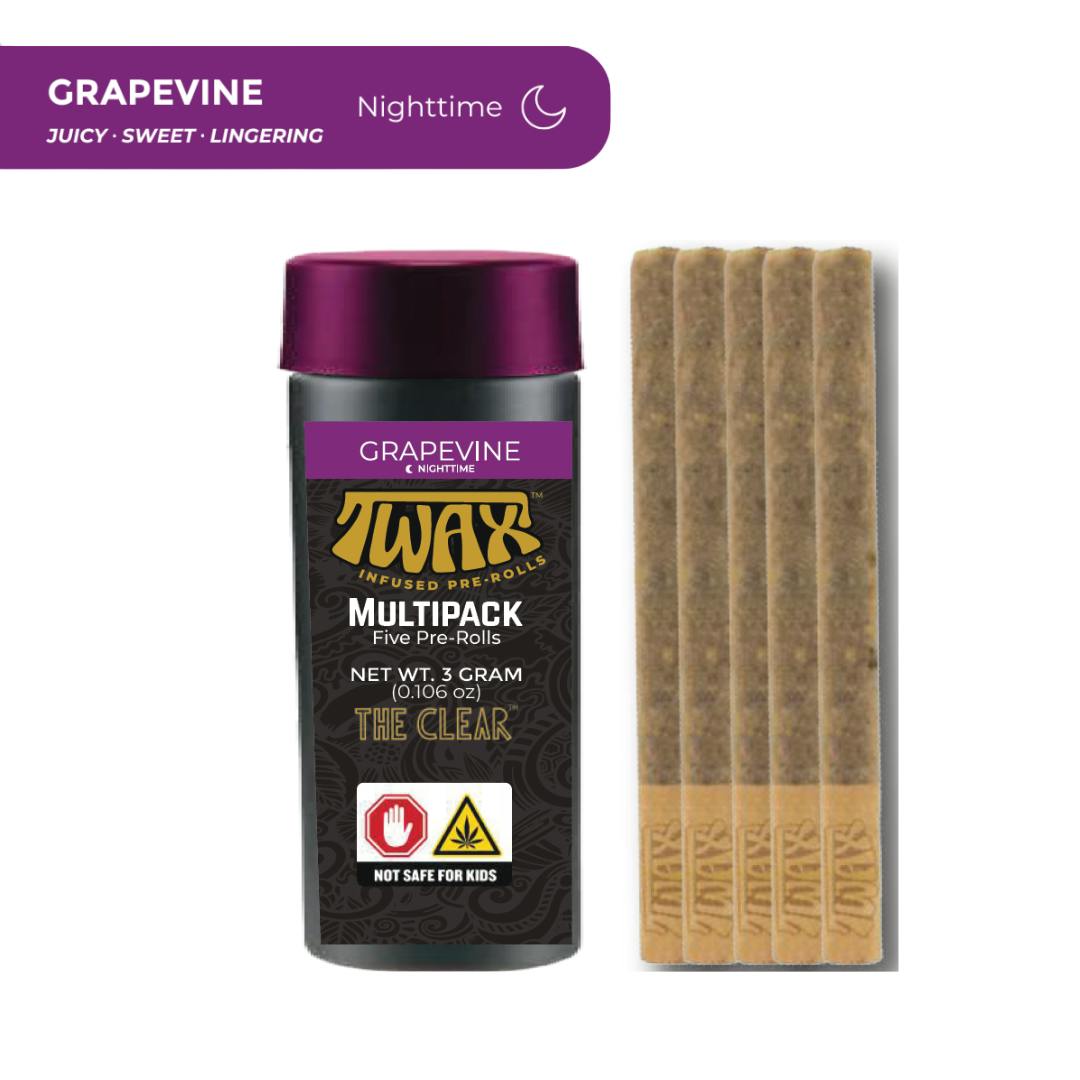 TWAX | GRAPEVINE | 3G/5PK INFUSED PREROLL