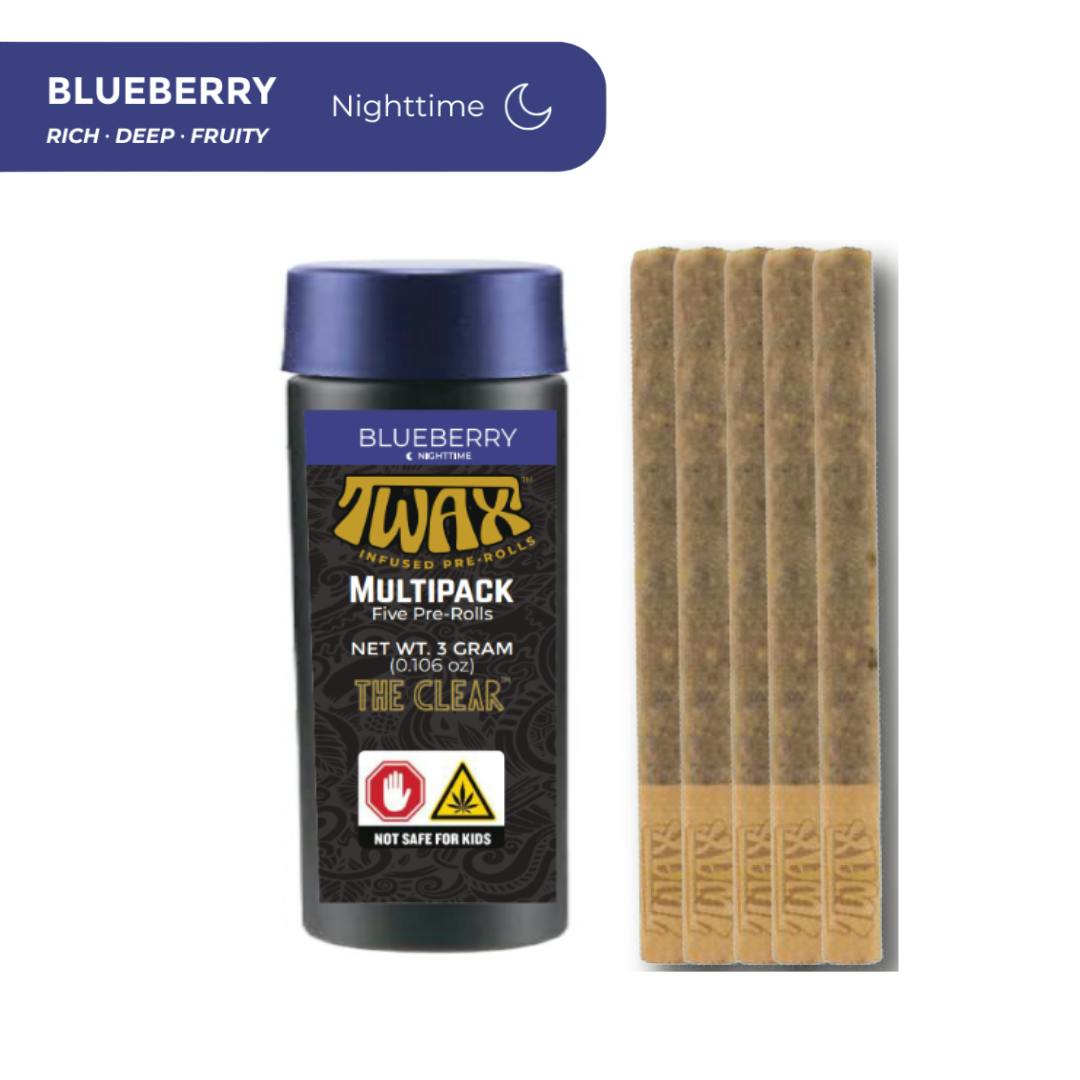 TWAX | BLUEBERRY | 3G/5PK INFUSED PREROLL