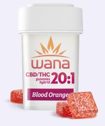 WANA CLASSICS | BLOOD ORANGE 20:1 | 10PK/100MG SOFT CHEWS