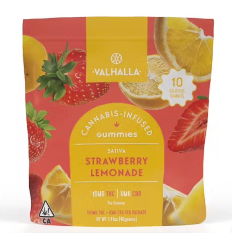 VALHALLA | STRAWBERRY LEMONADE | SOFT LOZENGES 100MG/10PK