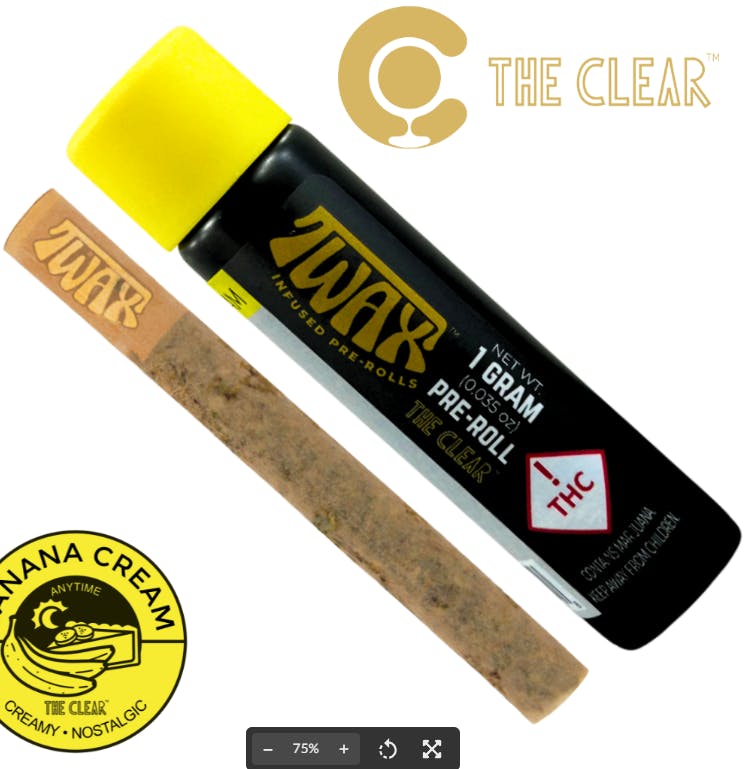 TWAX | BANANA CREAM | 1G INFUSED PREROLL
