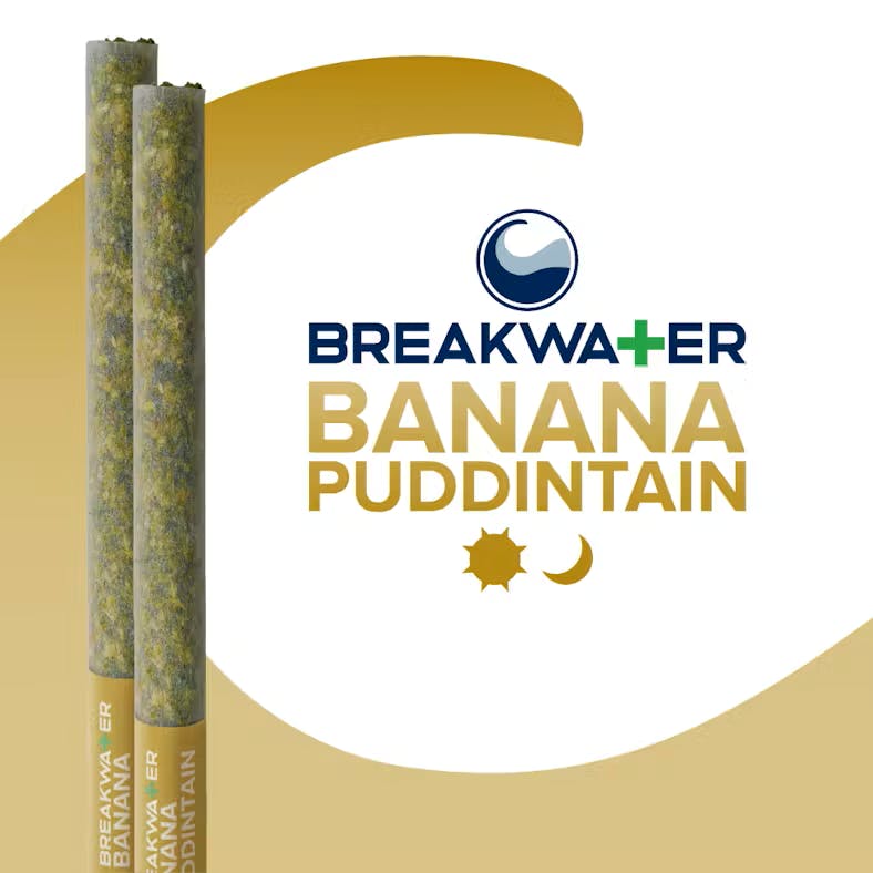 BREAKWATER | BANANA PUDDINTAIN | 1G/2PK PREROLLS