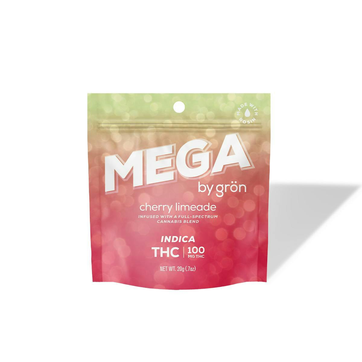 GRON MEGA | CHERRY LIMEADE | 100MG/2PK SOFT CHEWS