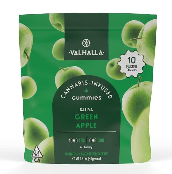 VALHALLA | GREEN APPLE | SOFT LOZENGES 100MG/10PK
