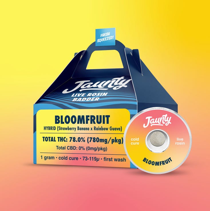 Jaunty - Bloomfruit "Live Rosin" Badder - Concentrate - 1g