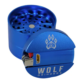 Wolf Grinders - Bic Mini "Toothless" - Grinder - Blue