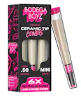 Bodega Boyz - Unrefined Brown Paper .5g with "Ceramic tip" - Cone - 6pk - Mini Size 80mm