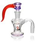 Eg Glass - Solid Horn Bowl - Ash Catcher - Transparent Purple