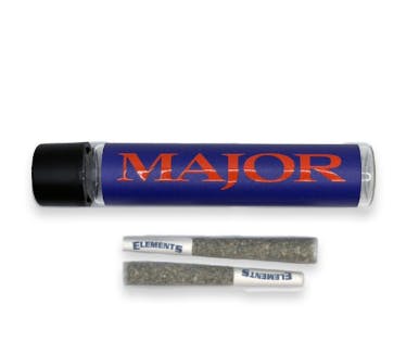 Major | Quarter Water | 2pk Prerolls | Hybrid | 1g