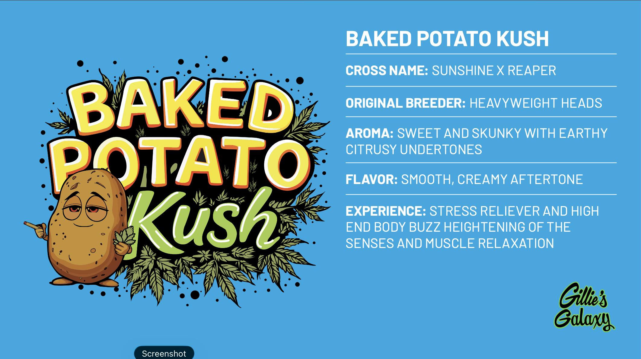 Baked Potato Kush, 3.