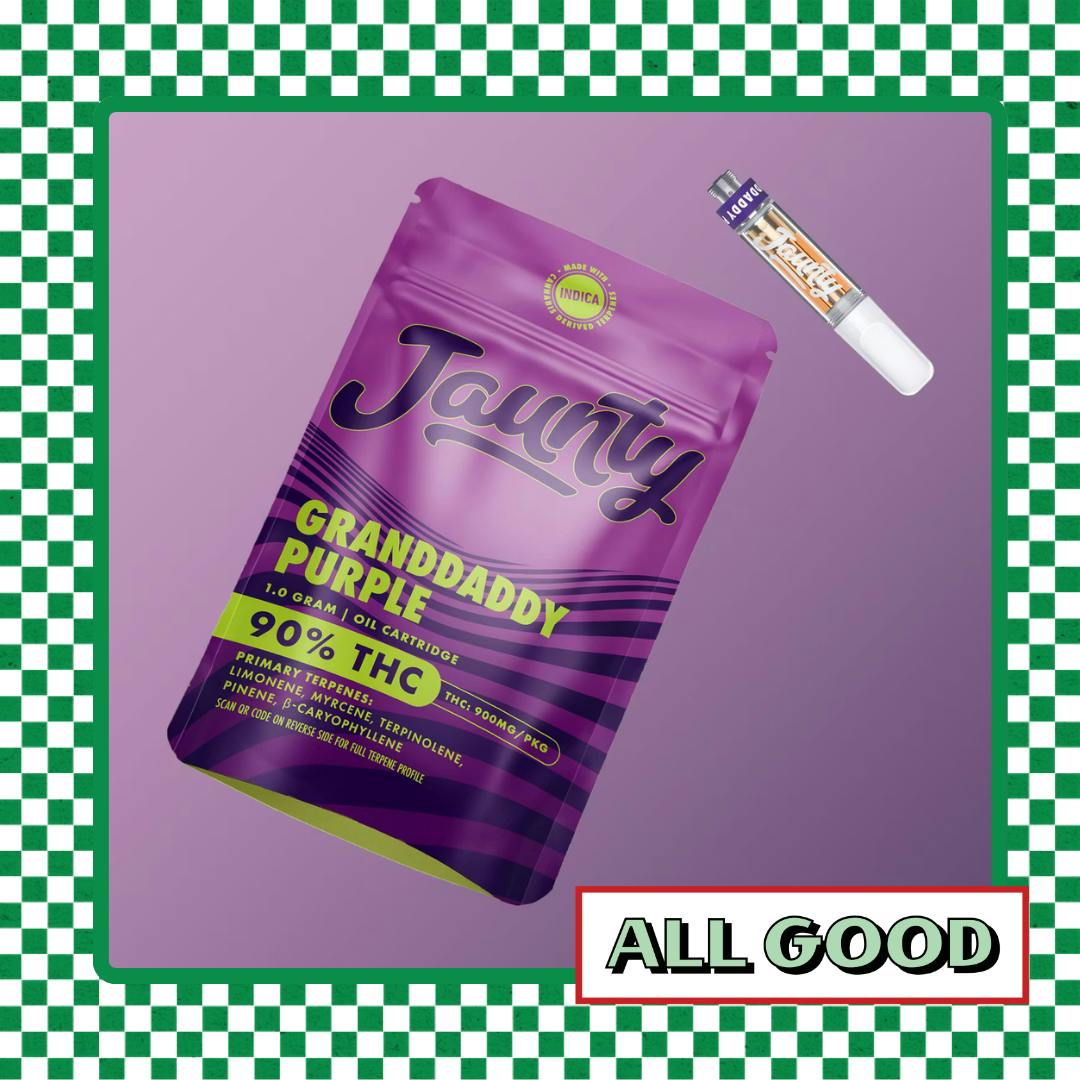 Jaunty | Grandaddy Purple | Oil Cartridge | Indica | 1.0g