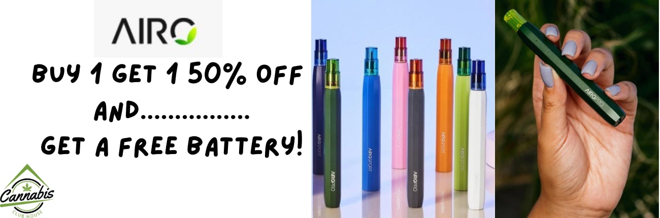 Airo Buy 1 get 1 50% off plus free battery!