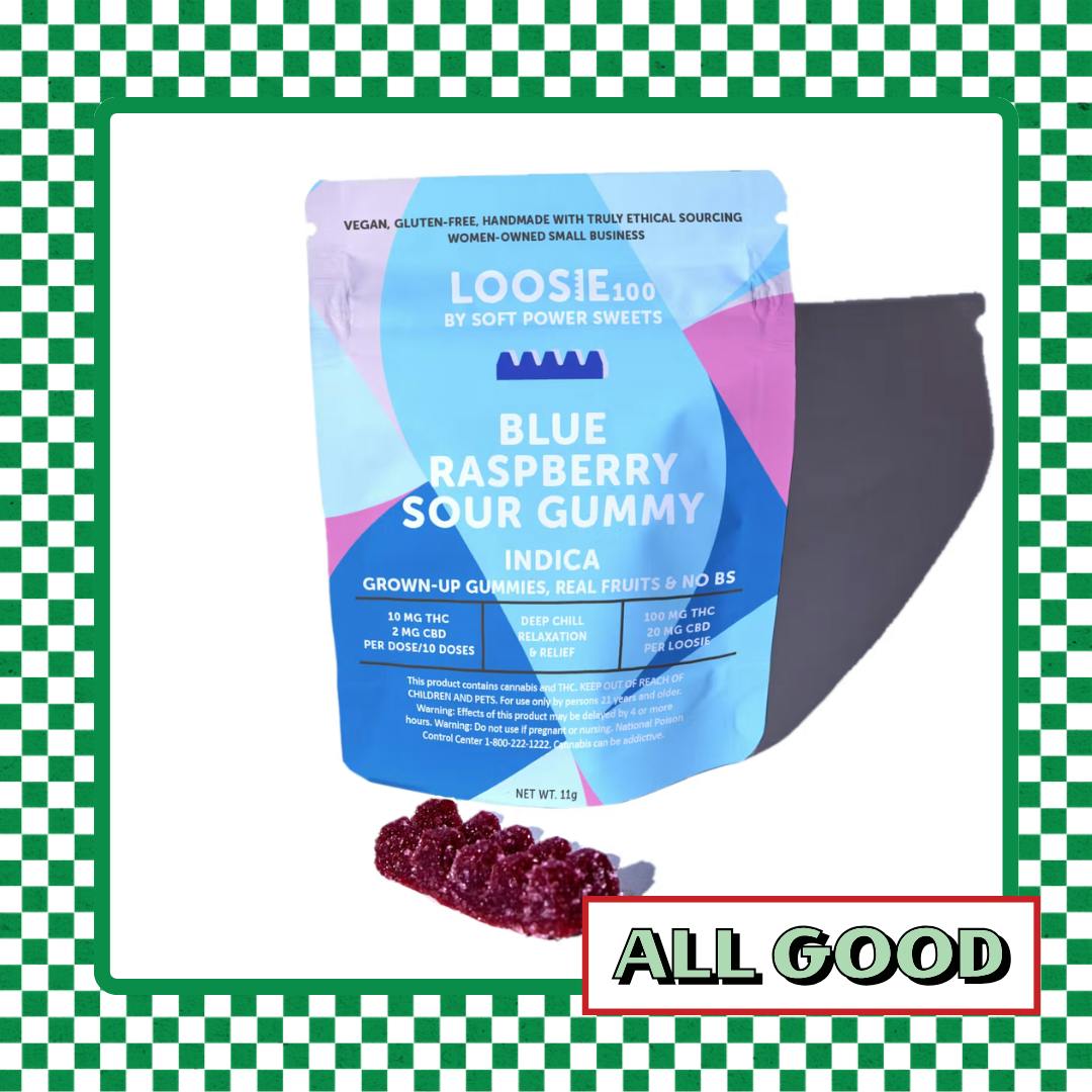 SPS Loosie | Sour Blue Raspberry | Indica Gummy | 25mg