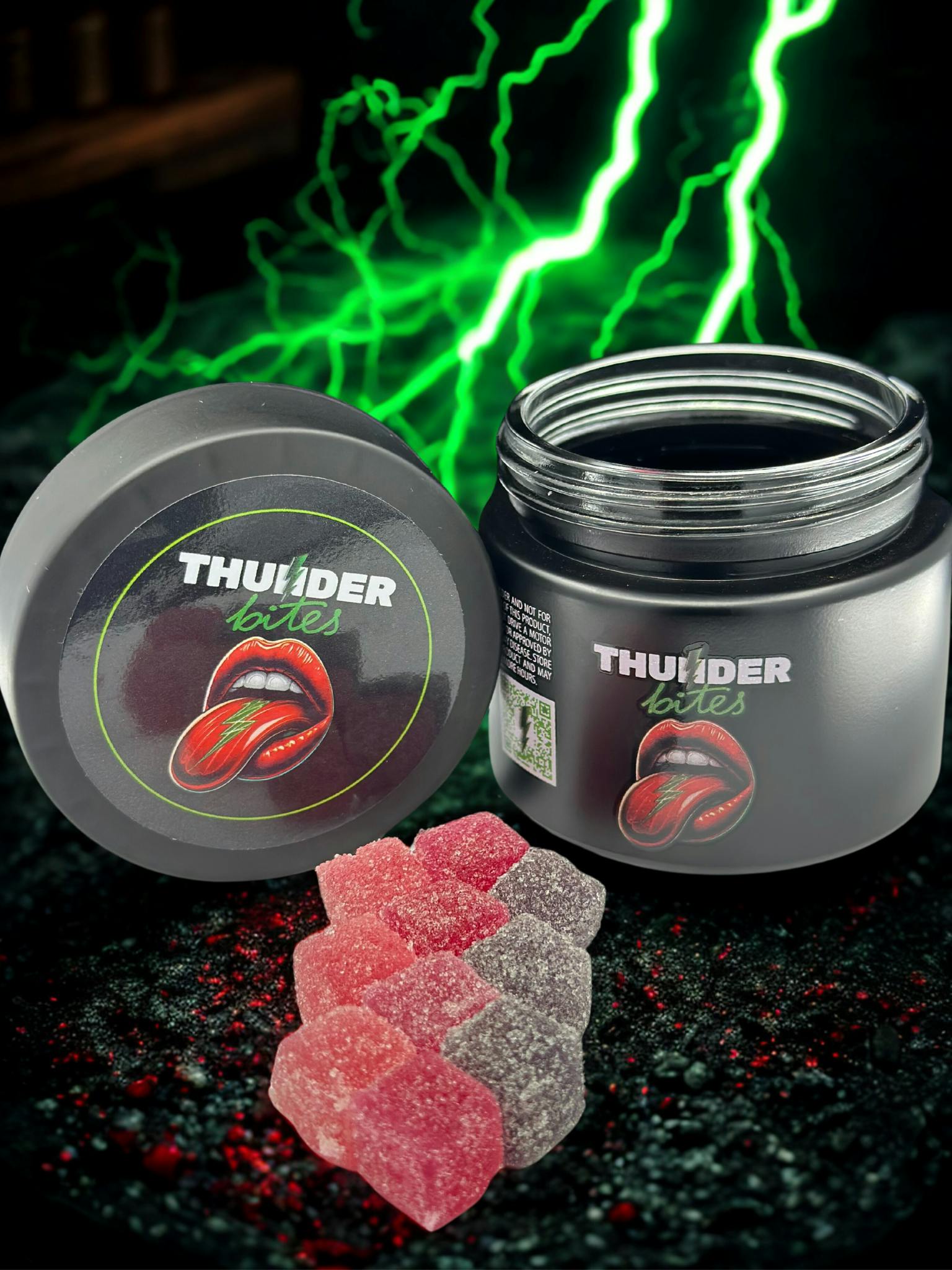 Thunder Bites | Assorted Flavors (H) | 100mg Live Rosin