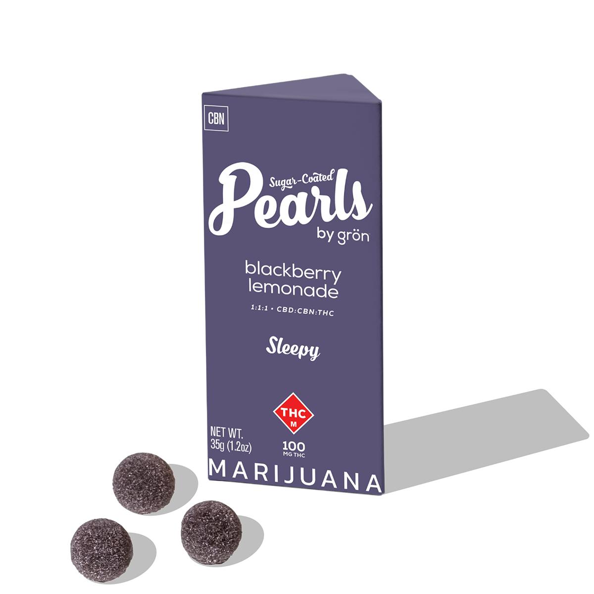 Pearls | Blackberry Lemonade (I) 1:1:1 THC:CBN:CBD | 100mg