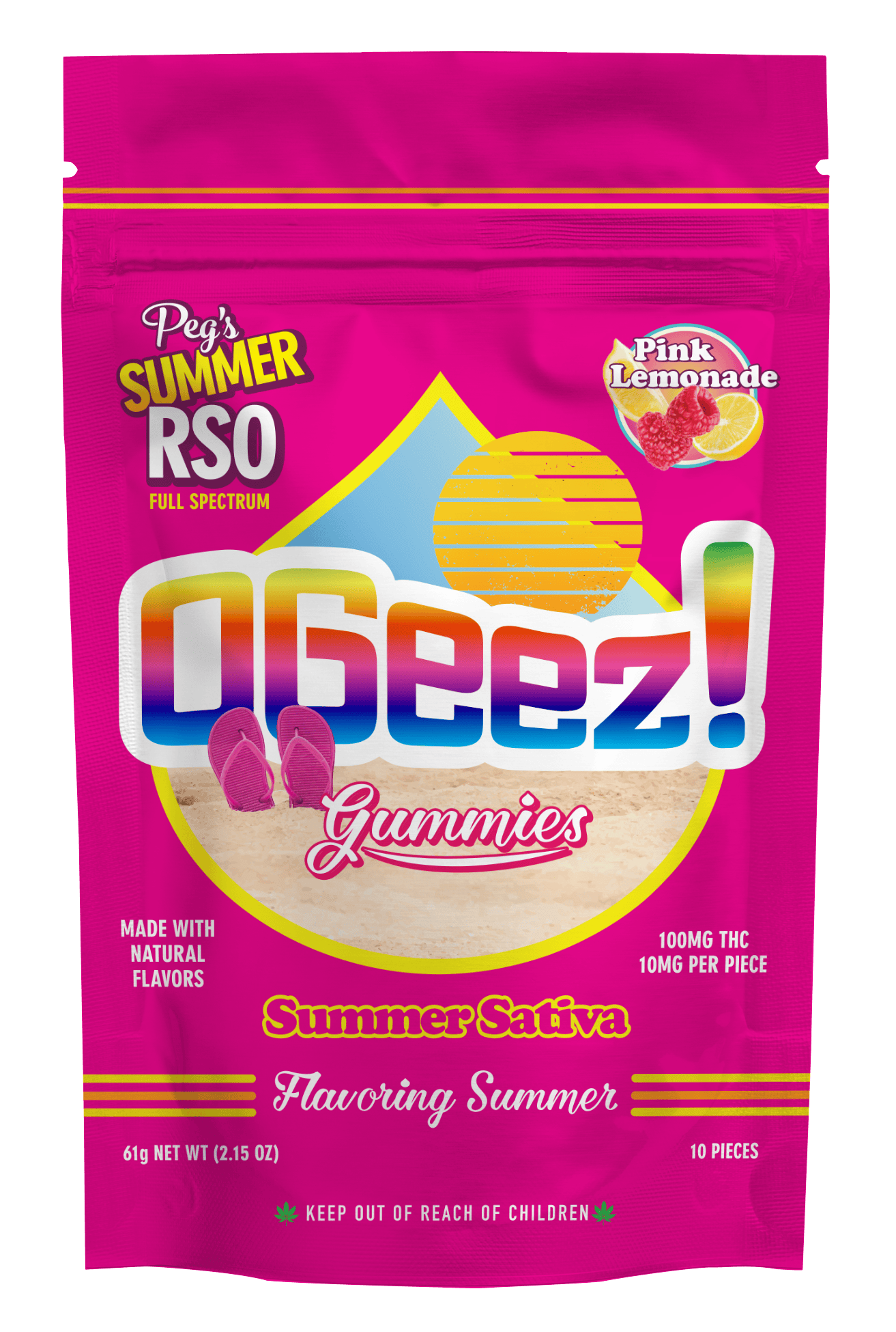 Peg's RSO Summer Pink Lemonade (S) | 100mg