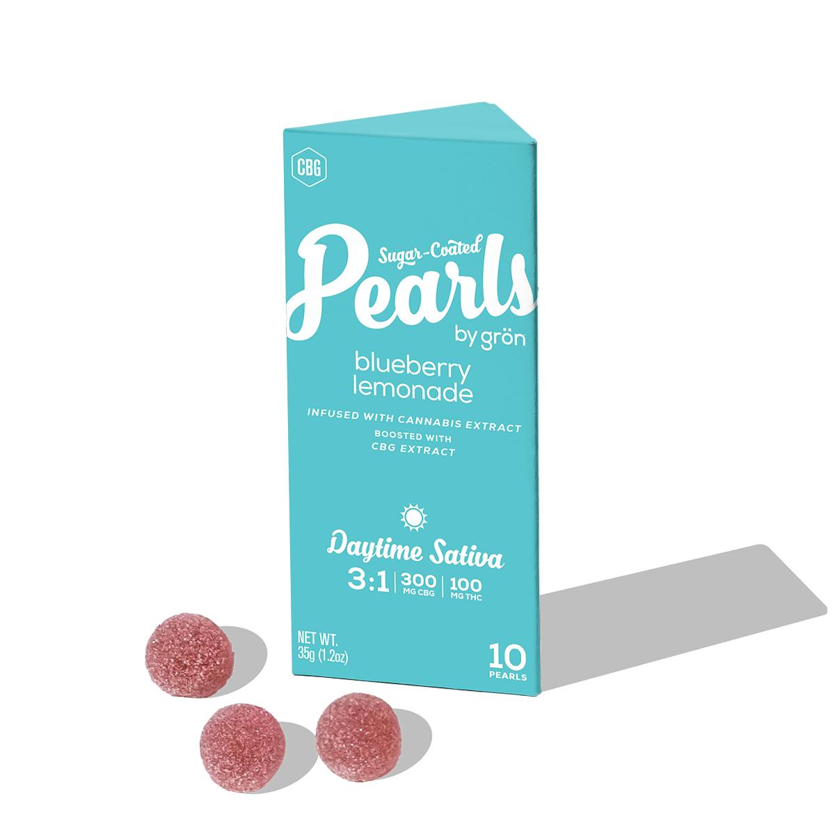 Pearls | Blueberry Lemonade (H) 3:1 CBG:THC | 100mg